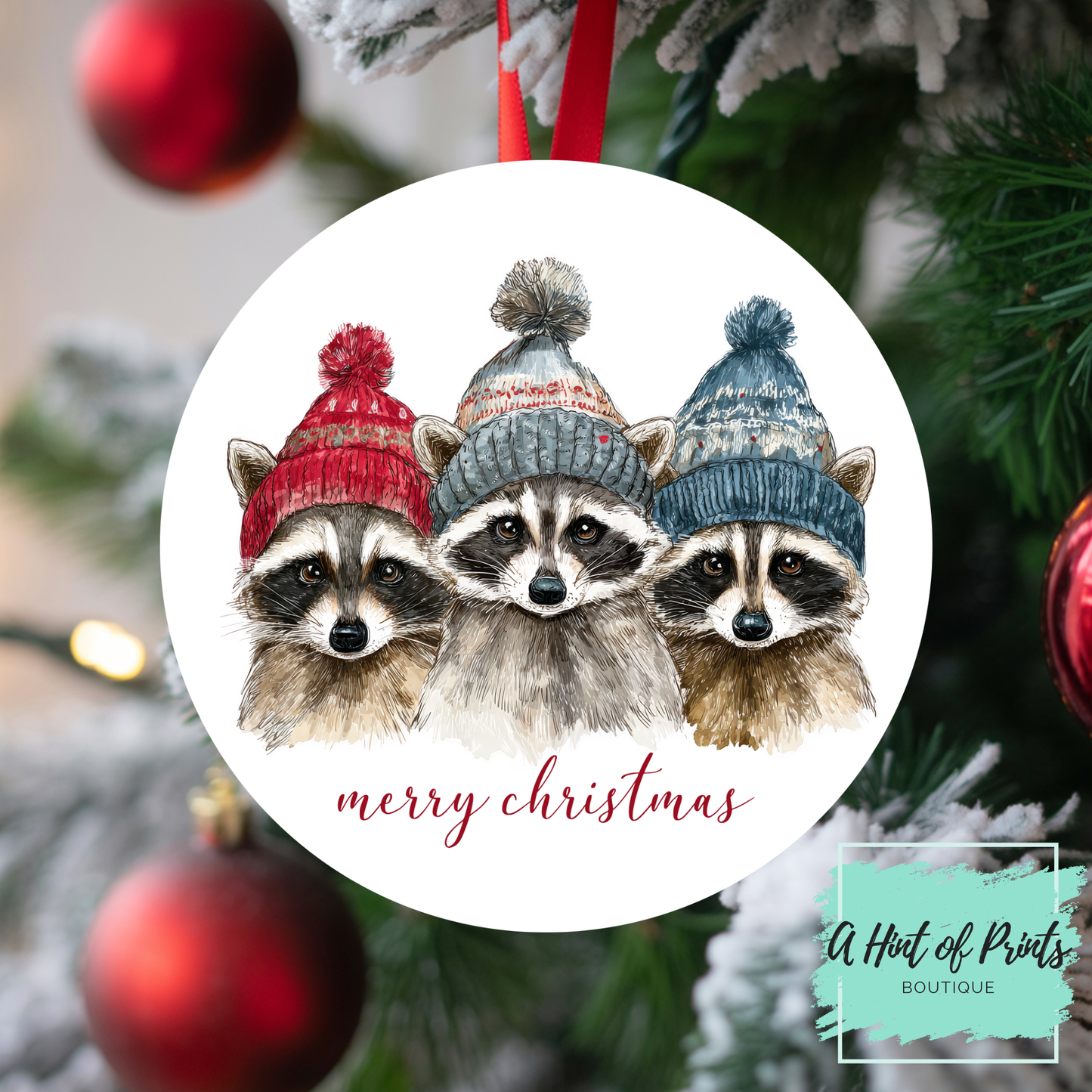 Farm Animal Christmas Ornaments | Farmhouse Holiday Decor