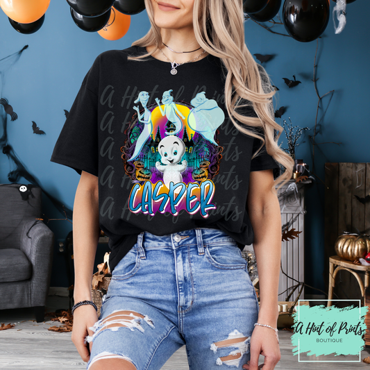 Friendly Ghost graphic T-shirt