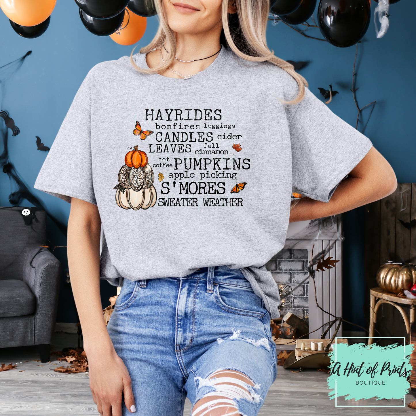 Fall Vibes Graphic Tee | Cozy Autumn Apparel