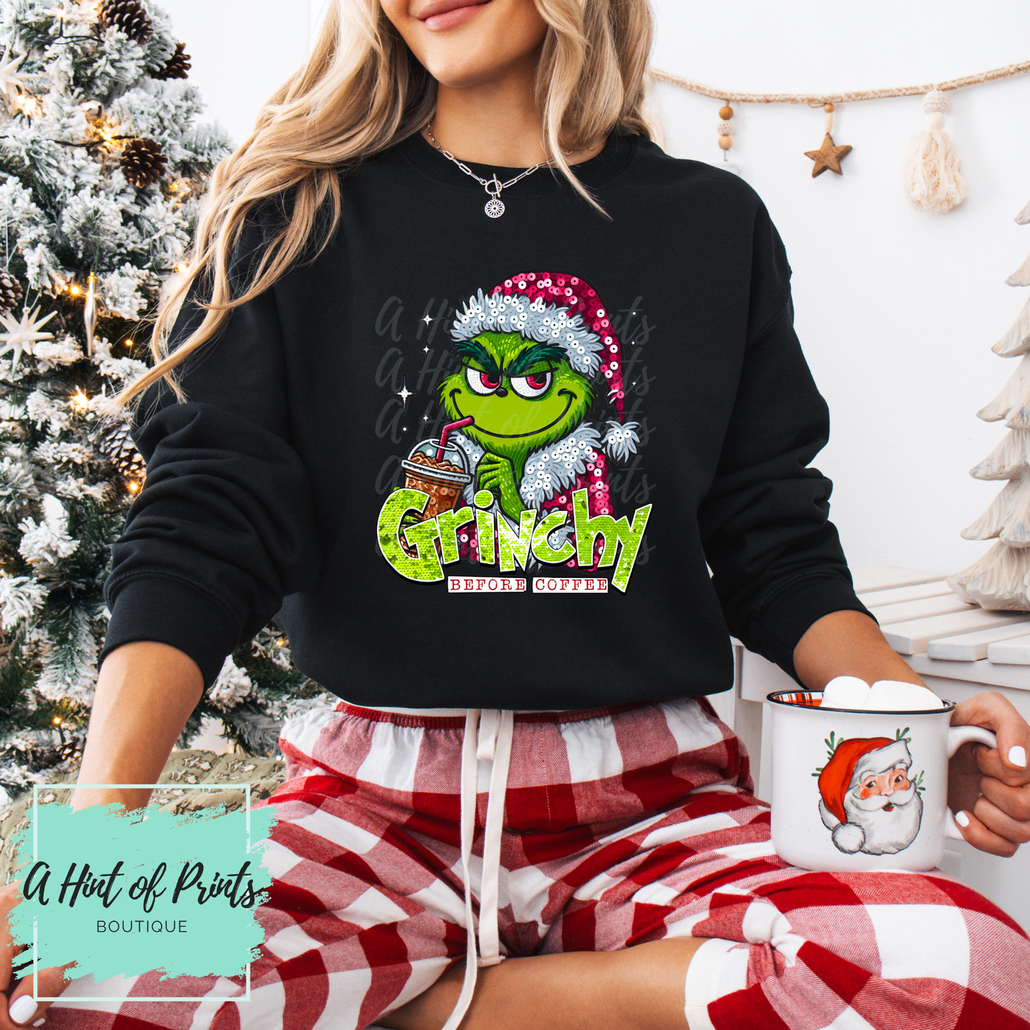 A Little Moody Before Coffee | Holiday Graphic Tee, Hoodie & Crewneck