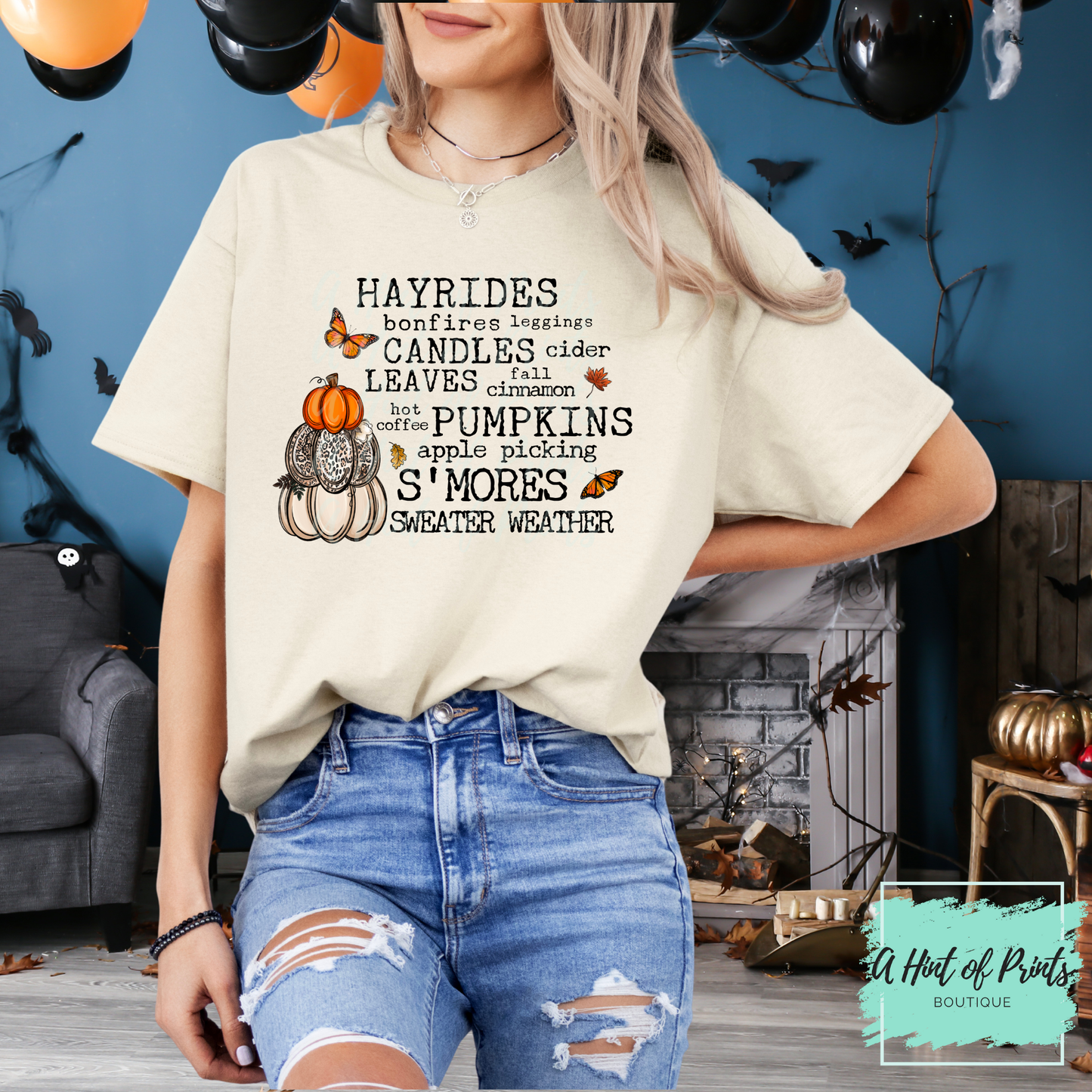Fall Vibes Graphic Tee | Cozy Autumn Apparel