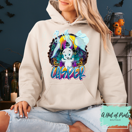 Friendly Ghost Halloween Hoodie Sweatshirt