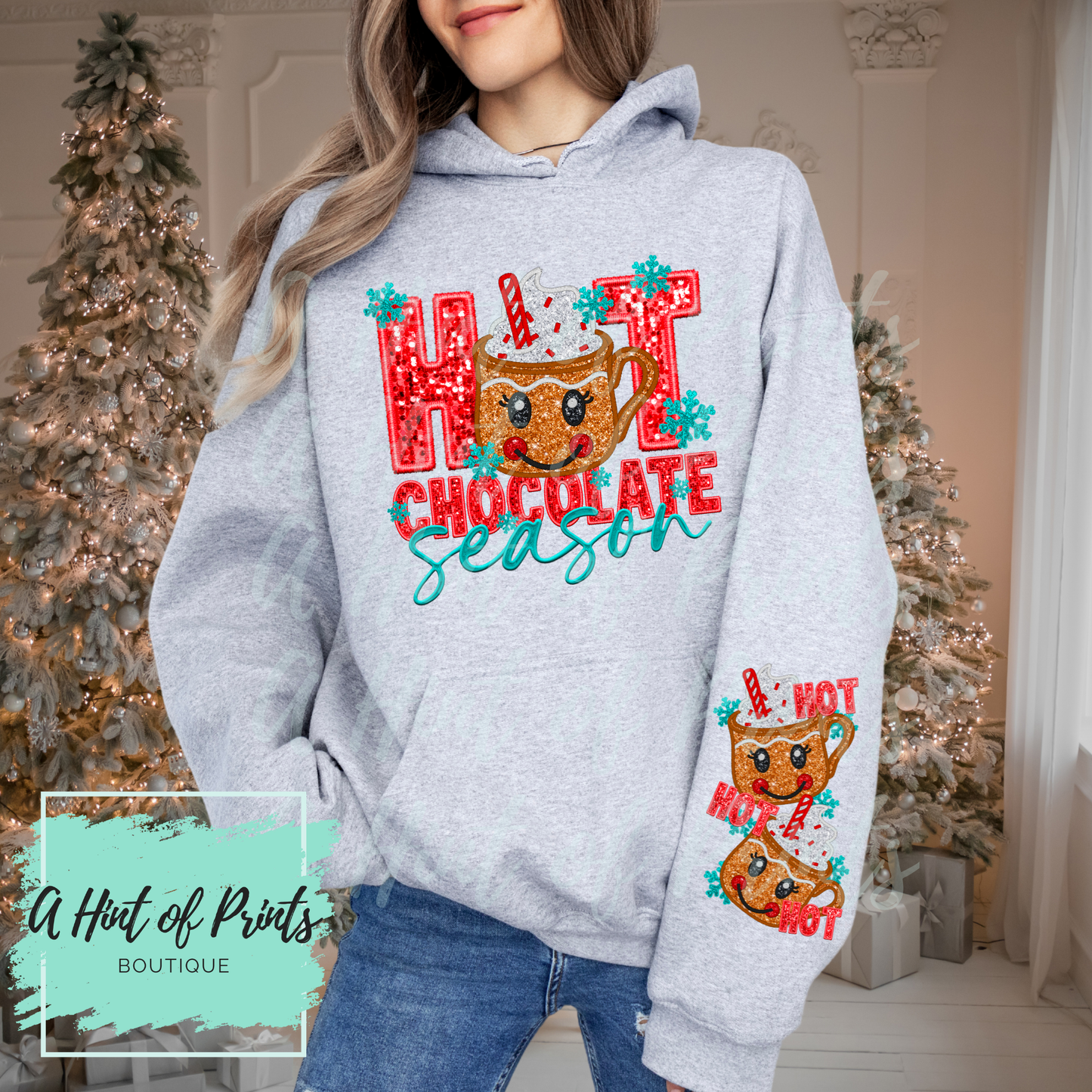 Hot Chocolate Season Hoodie & Crewneck | Cozy Winter Sweatshirt