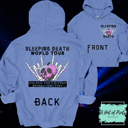 Sleeping Death World Tour Hoodie | Poison Apple Graphic Hoodie
