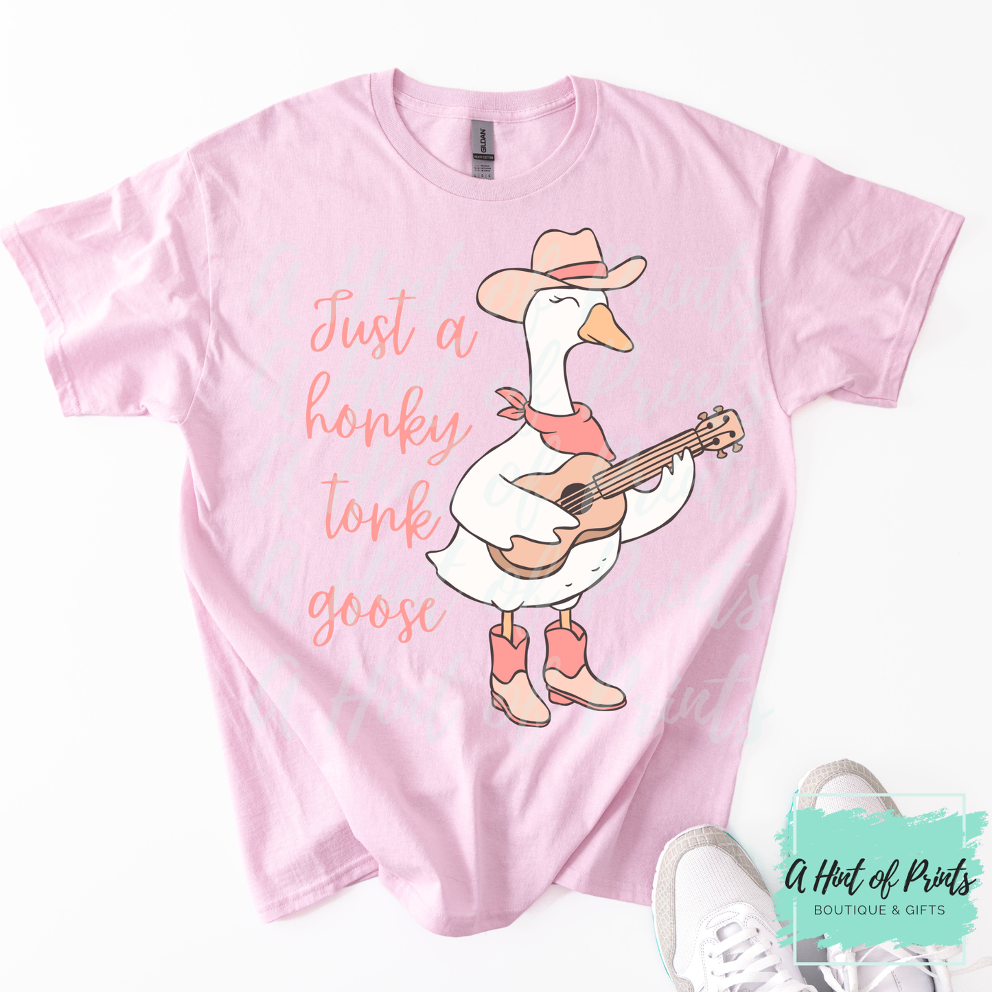 Just a Honky Tonk Goose Shirt | Cute Country Goose Tee, Crewneck or Hoodie