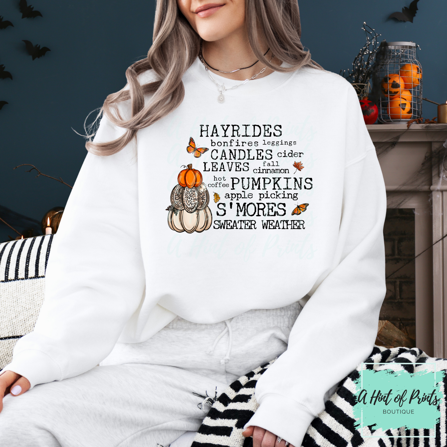 Fall Vibes Graphic Hoodie, or Crewneck | Cozy Autumn Apparel
