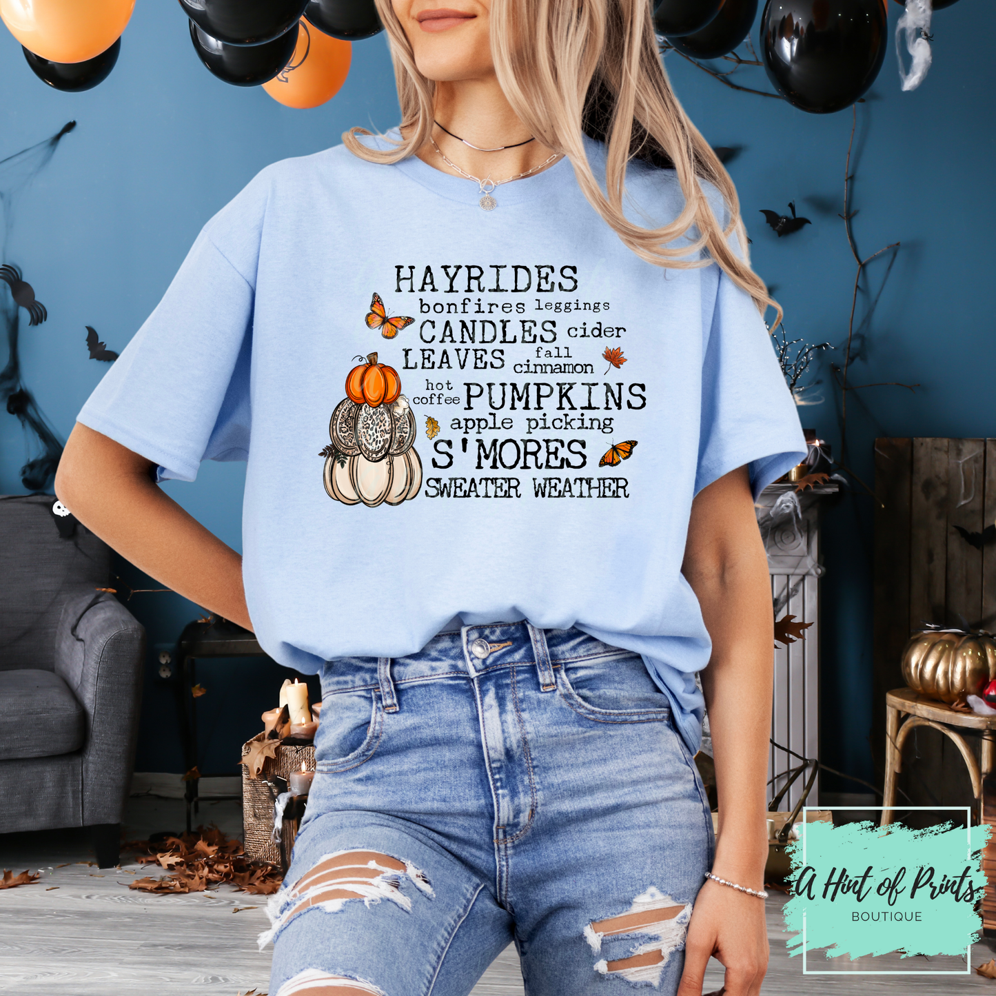 Fall Vibes Graphic Tee | Cozy Autumn Apparel