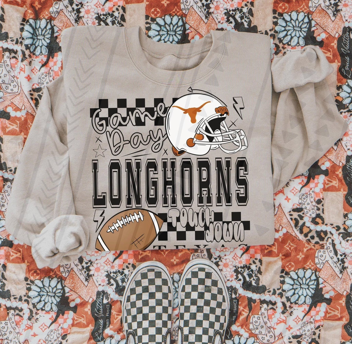 GAME DAY COLLEGE COLLECTION-CREWNECK SWEATSHIRT