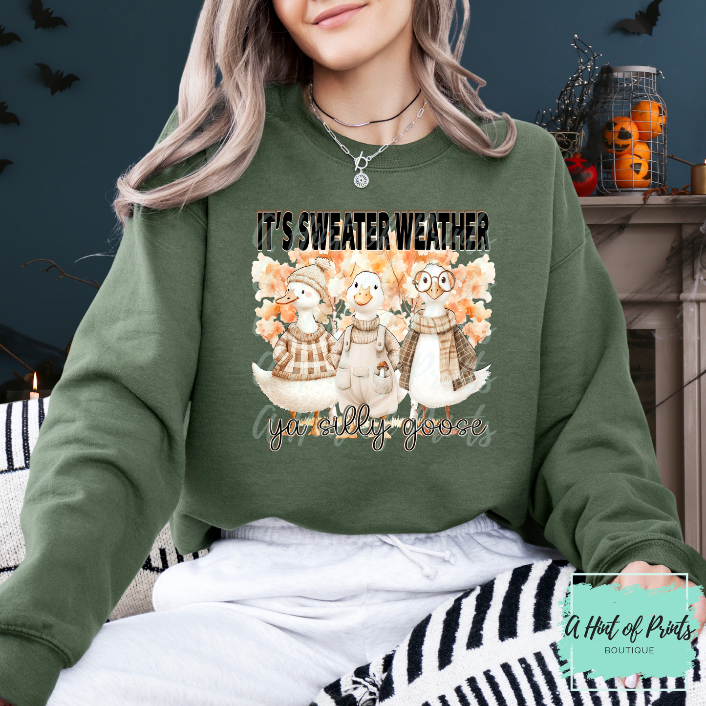 It’s Sweater Weather Ya Silly Goose Crewneck | Ready to Ship