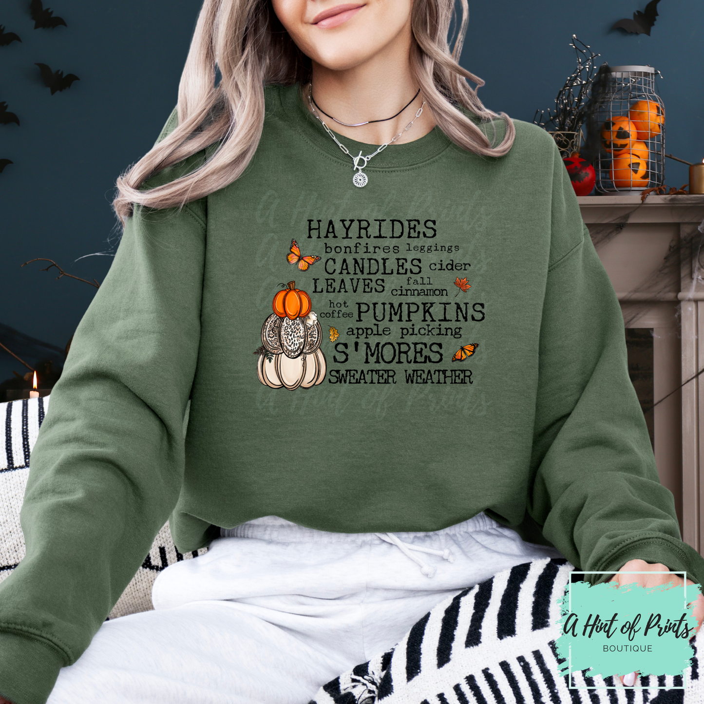 Fall Vibes Graphic Hoodie, or Crewneck | Cozy Autumn Apparel
