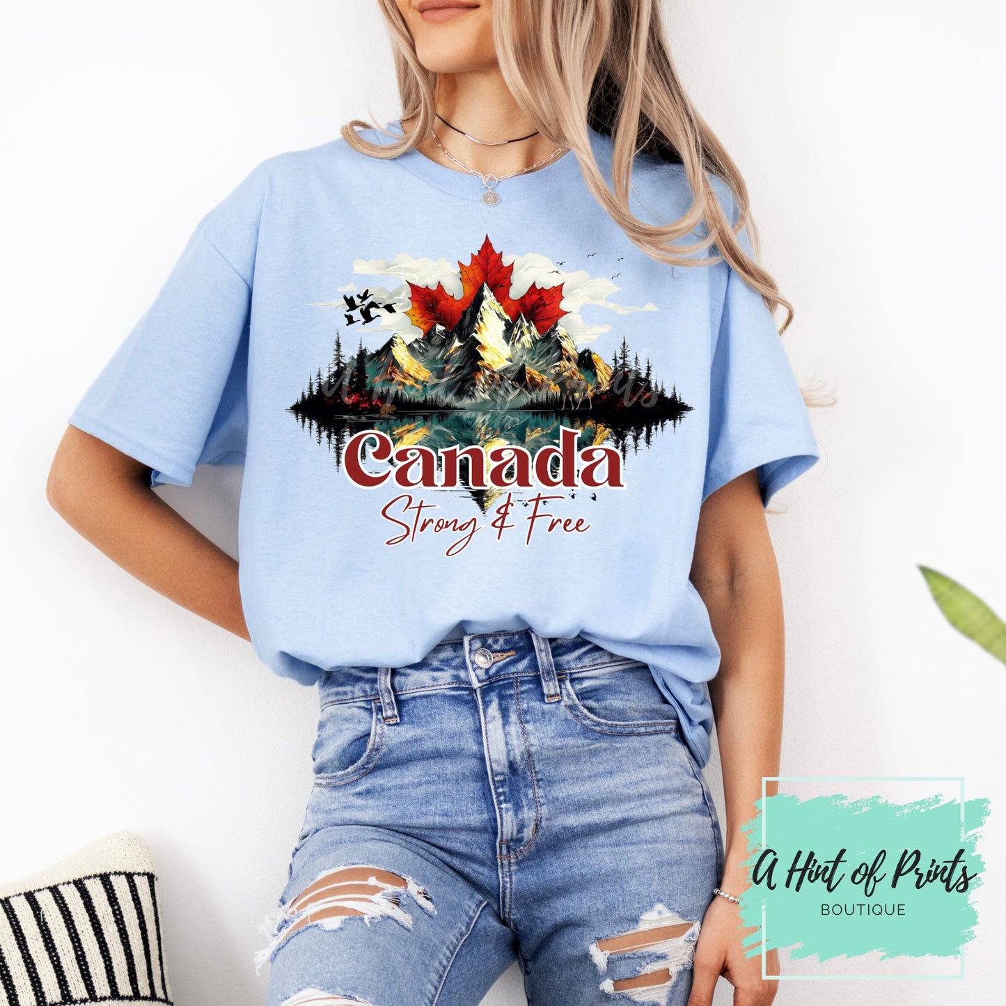 Canada Strong & Free Tshirt - Made-to-order