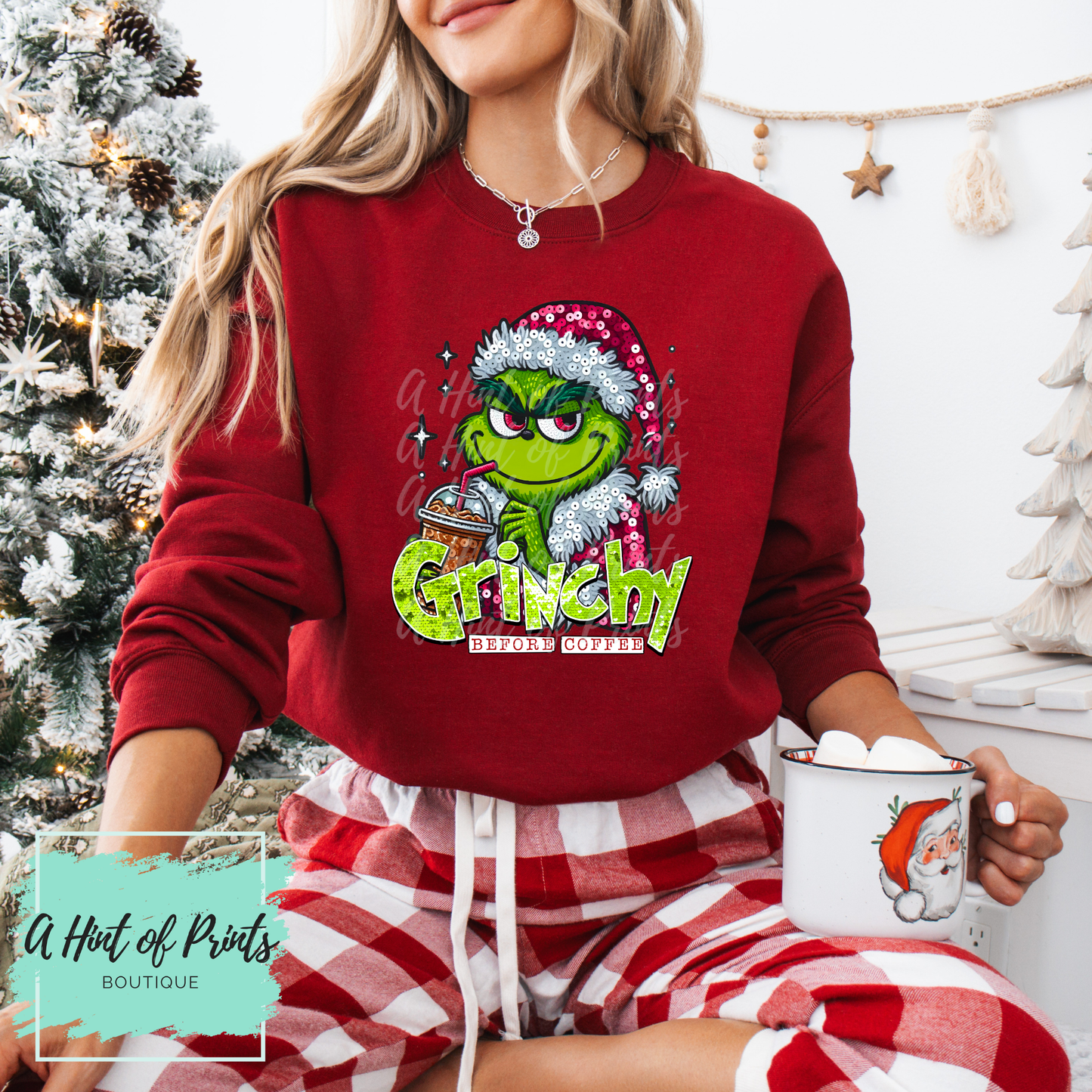 A Little Moody Before Coffee | Holiday Graphic Tee, Hoodie & Crewneck