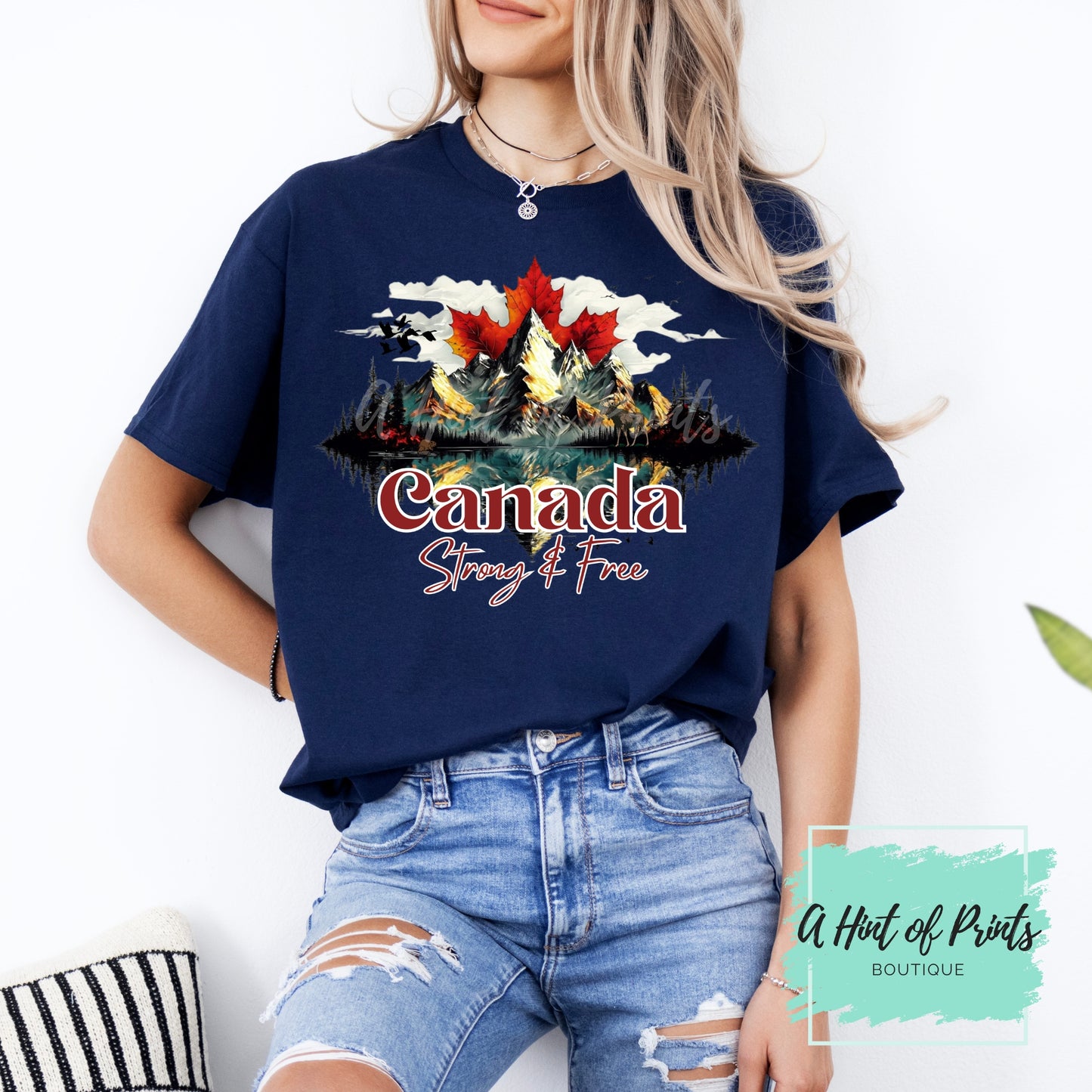 Canada Strong & Free Tshirt - Made-to-order