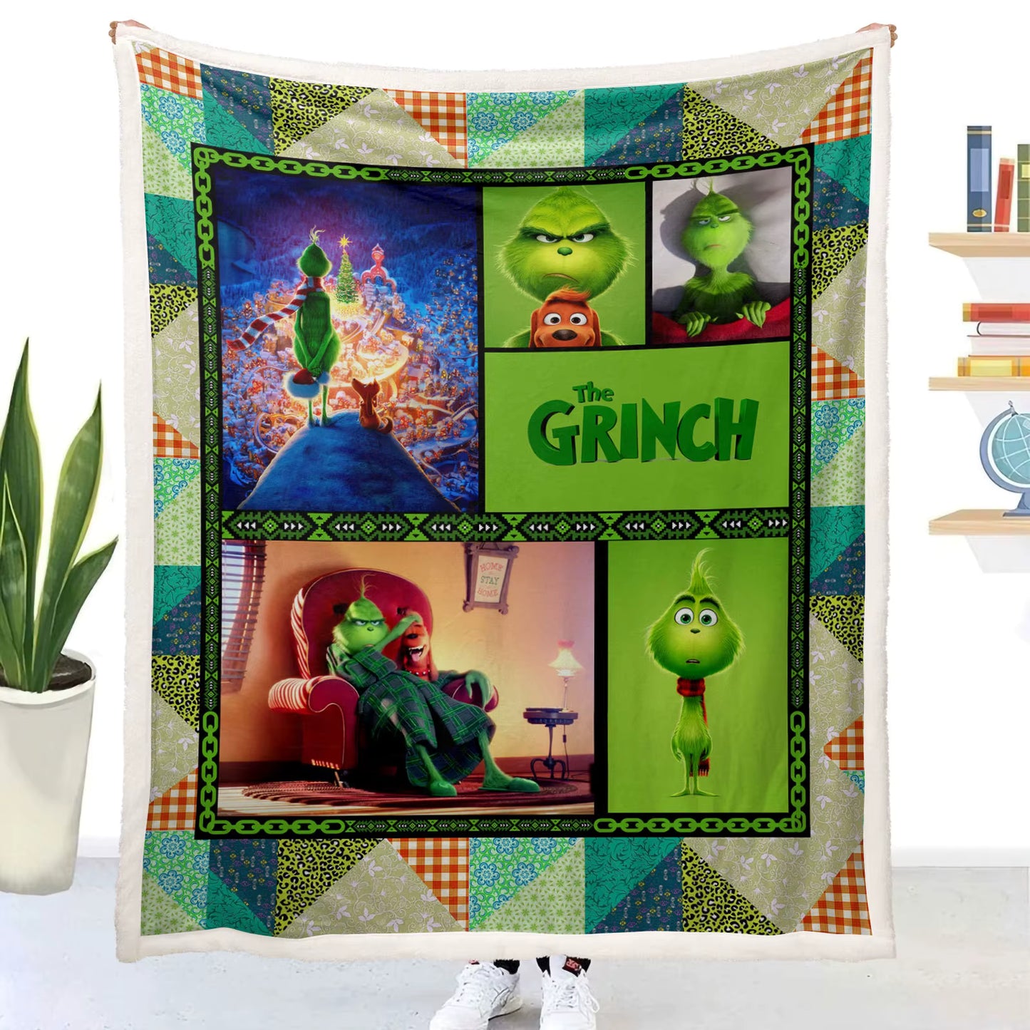 Magical Cartoon Christmas Throw Blankets | 50x60” Soft Fleece Holiday Throw