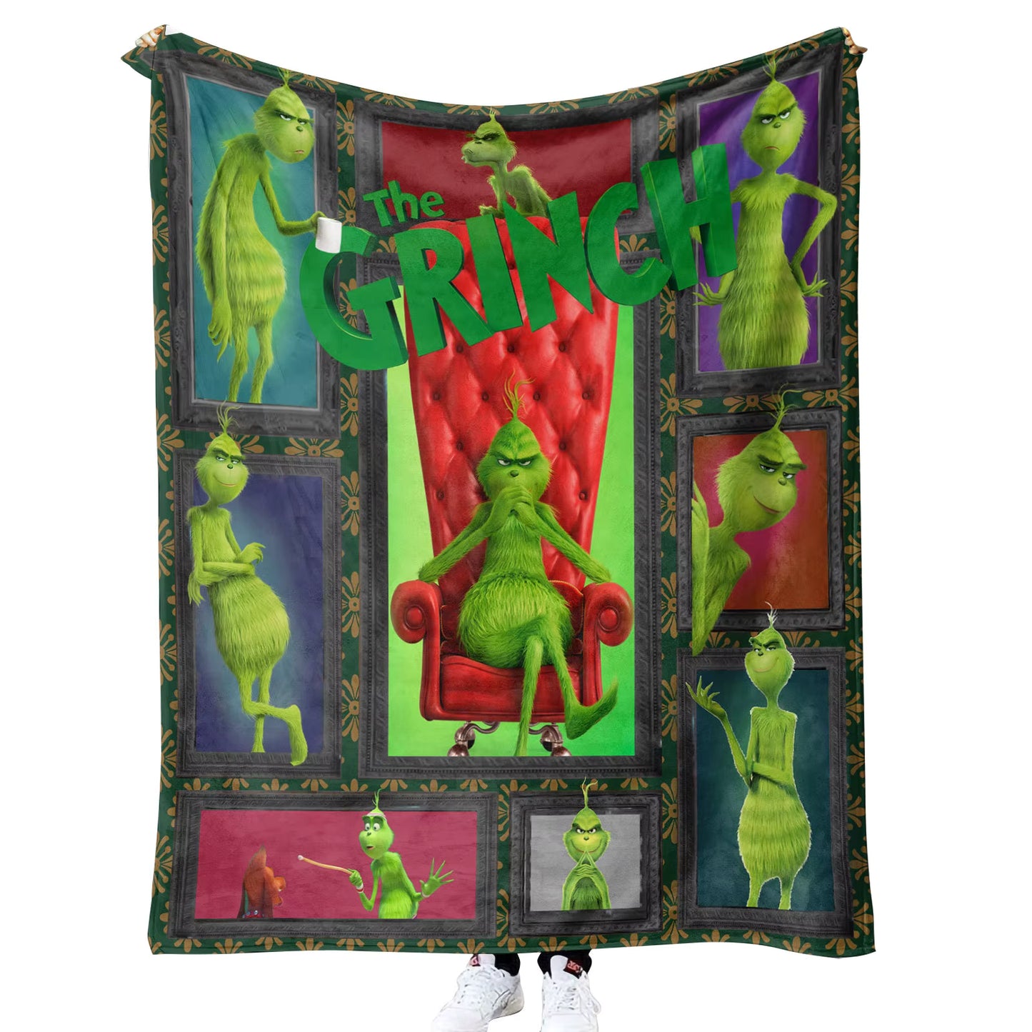 Magical Cartoon Christmas Throw Blankets | 50x60” Soft Fleece Holiday Throw