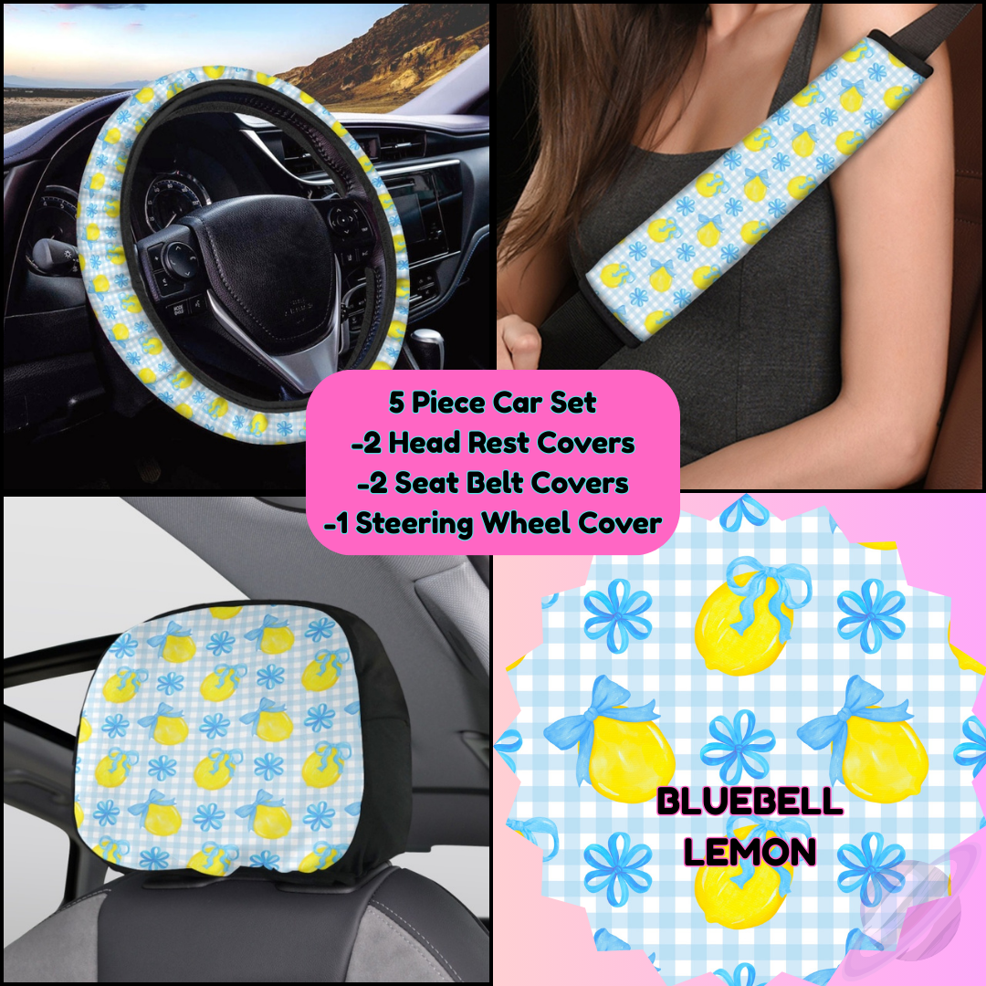 5 PIECE CAR SET-BLUEBELL LEMON-PREORDER CLOSING 9/5
