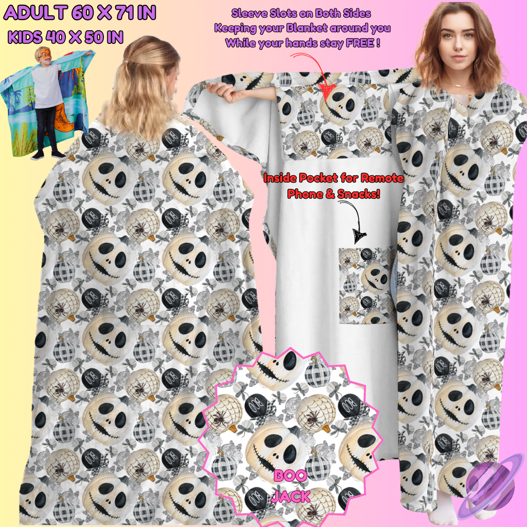 WEARABLE THROW RUN-BOO JACK-PREORDER CLOSING 8/31