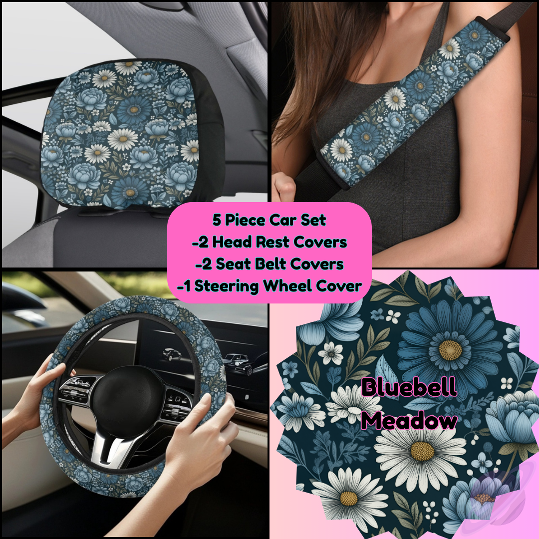 5 PIECE CAR SET-BLUEBELL MEADOW-PREORDER CLOSING 9/5