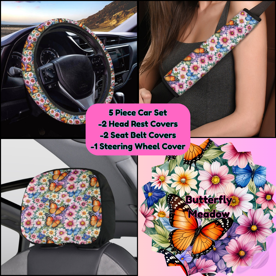 5 PIECE CAR SET-BUTTERFLY MEADOW-PREORDER CLOSING 9/5