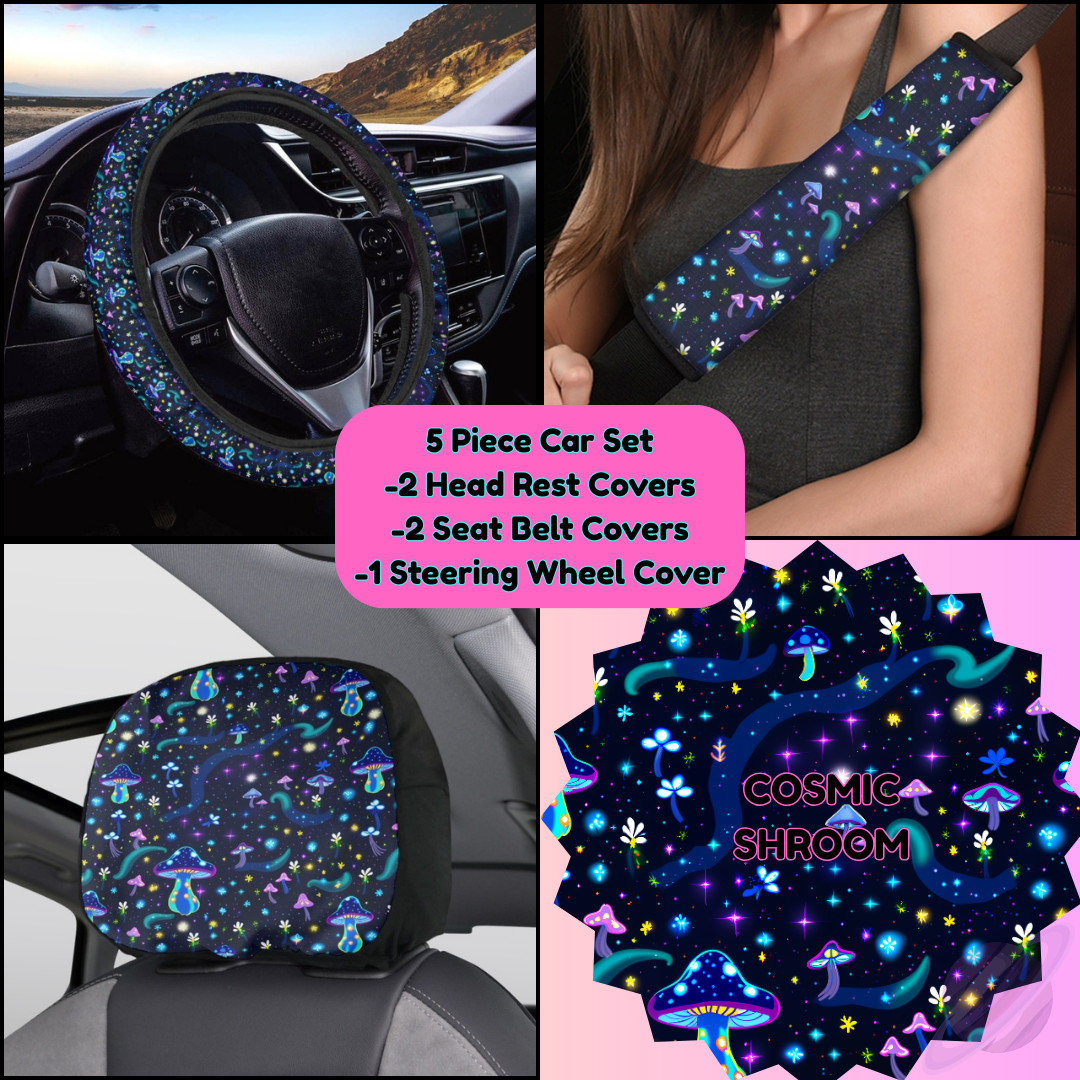 5 PIECE CAR SET-COSMIC SHROOM-PREORDER CLOSING 9/5