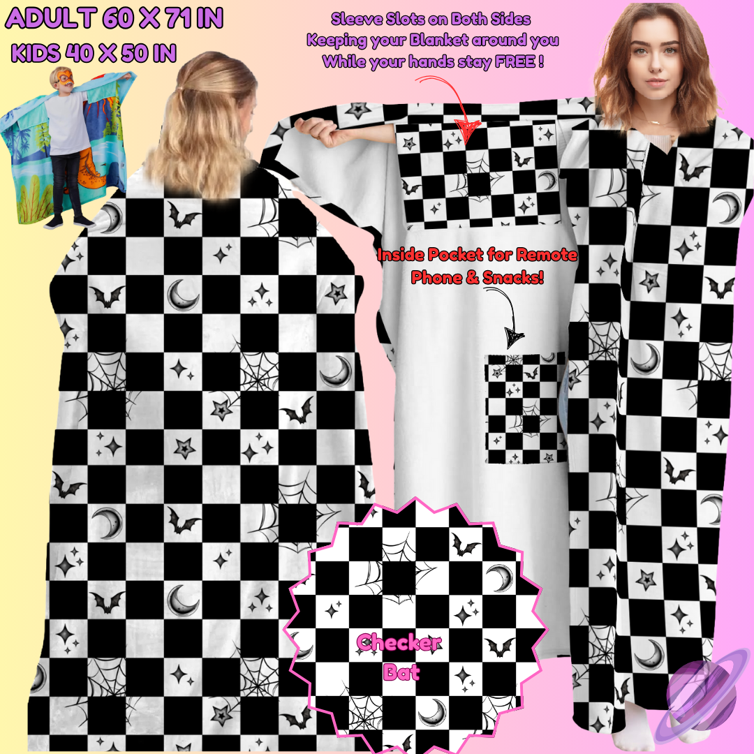 WEARABLE THROW RUN-CHECKER BAT-PREORDER CLOSING 8/31