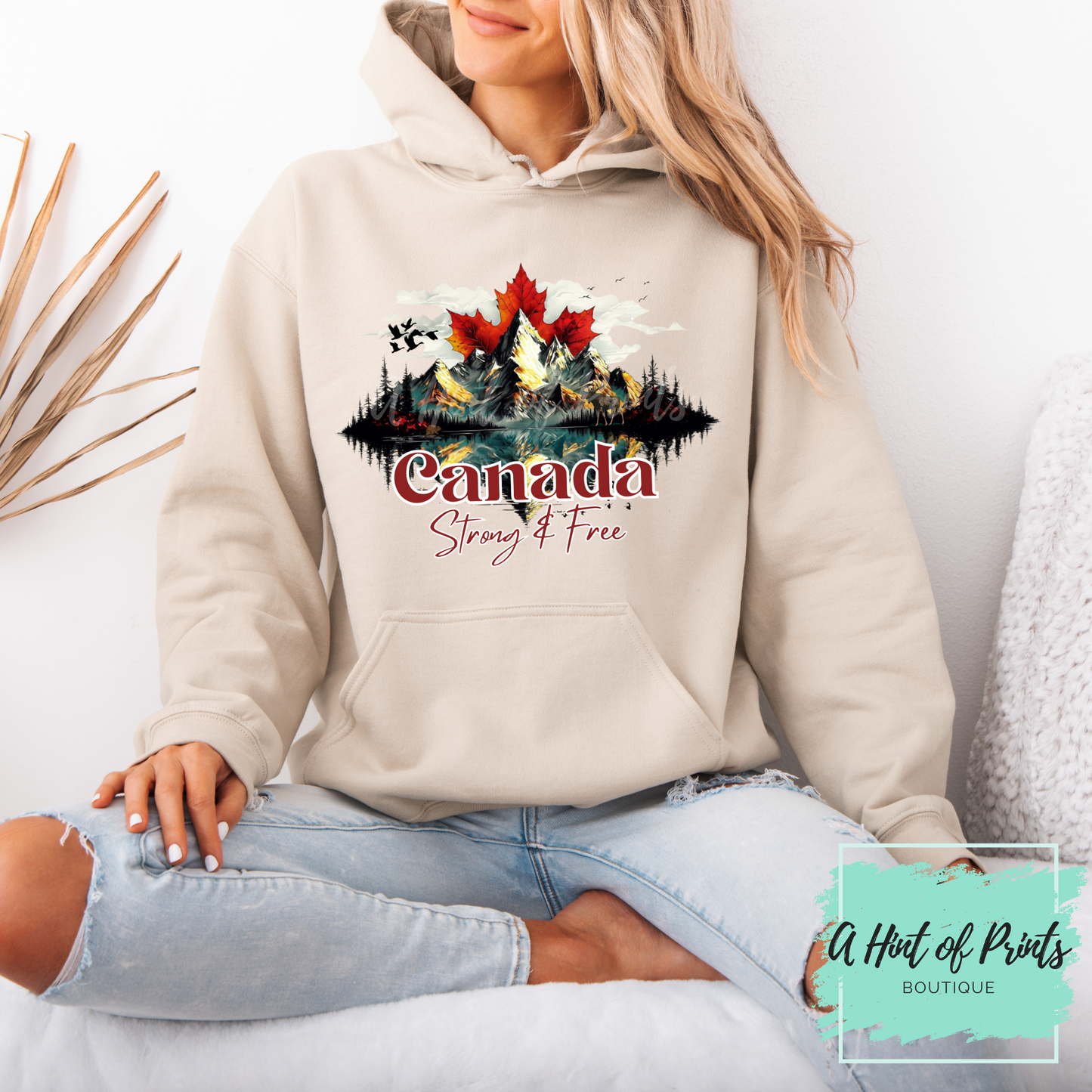 Canada Strong & Free Hoodie - Made-to-order