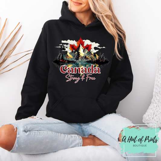 Canada Strong & Free Hoodie - Made-to-order
