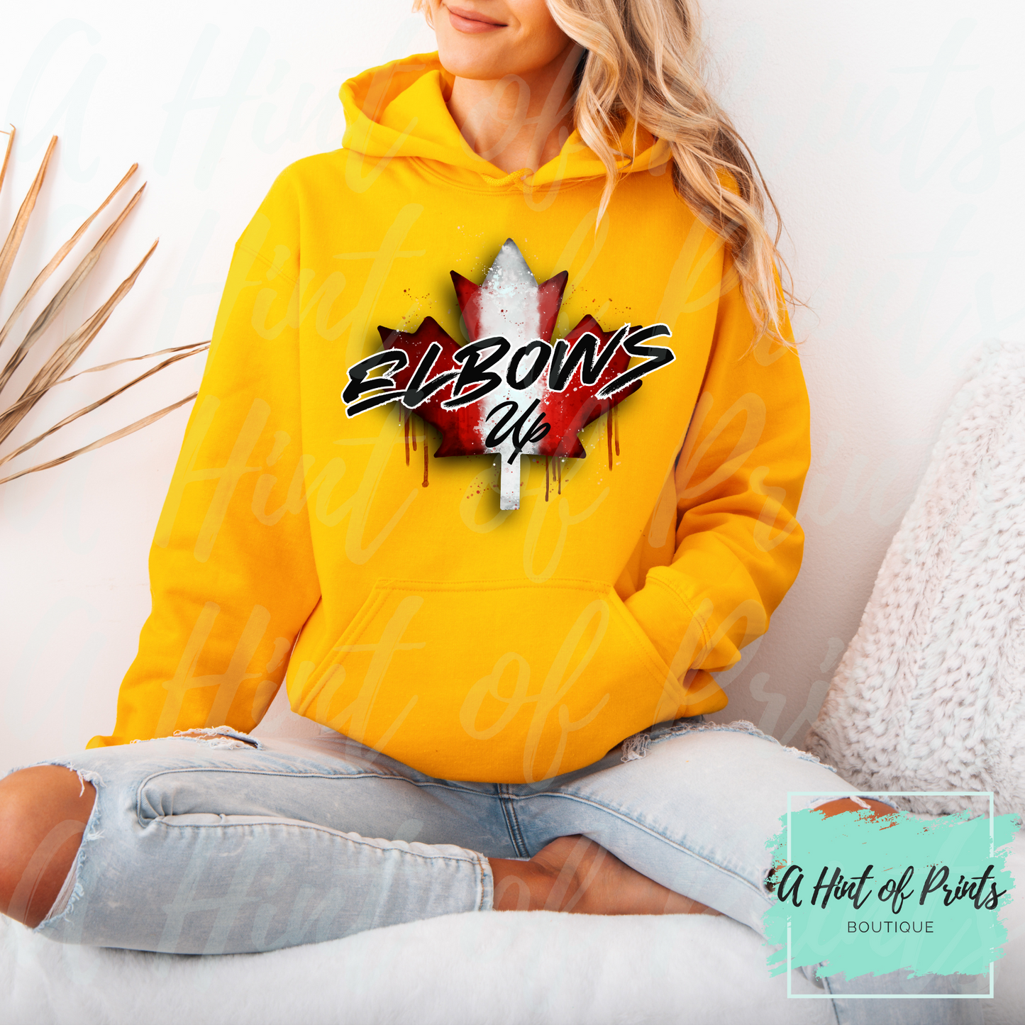 Elbows Up Canada Crewneck - Made-to-order