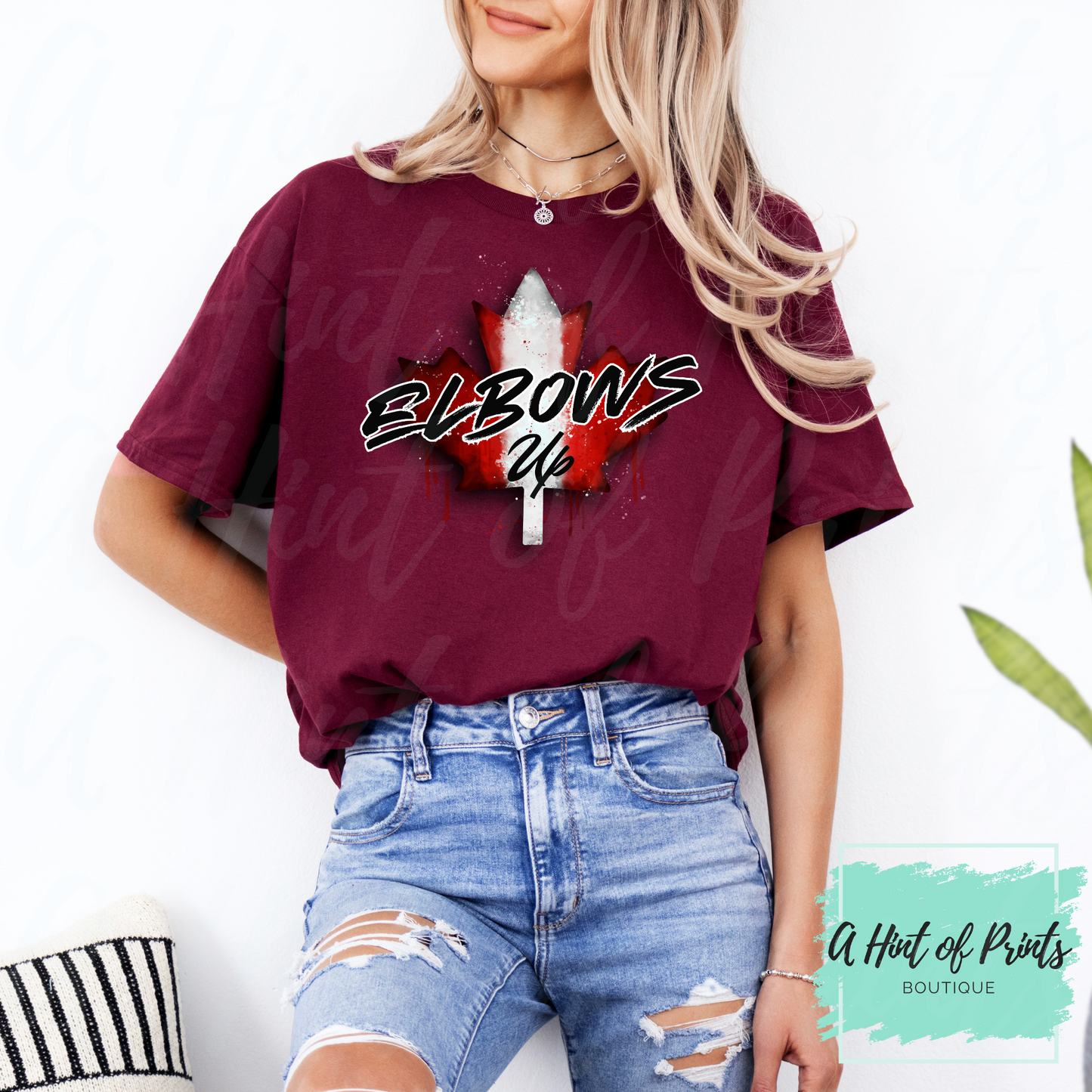 Elbows Up Canada Crewneck - Made-to-order