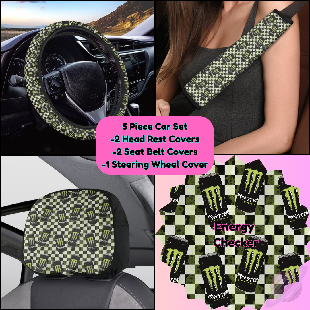 5 PIECE CAR SET-ENERGY CHECKER-PREORDER CLOSING 9/5