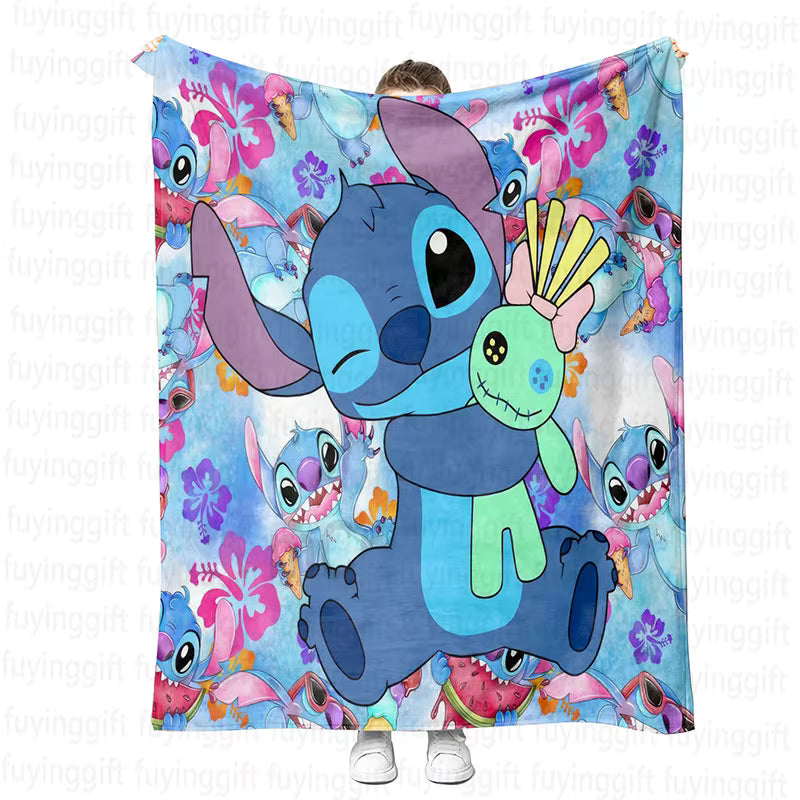 Cartoon Alien Throw Blanket | Sofa Throw Blanket