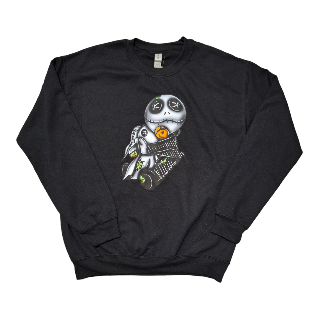 Skeleton dog Ragdoll Crewneck Sweater