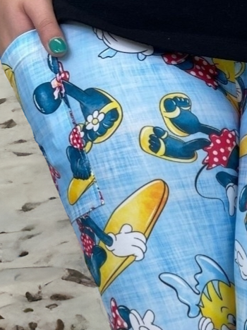 Mini Surfs Up Capri w/ Pockets