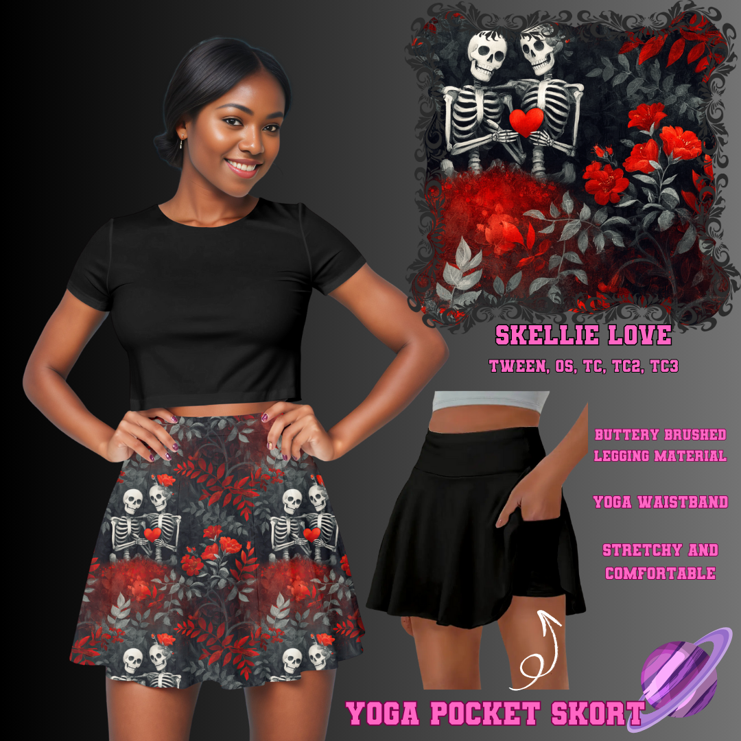 SKELLIE LOVE - POCKET SKORT RUN 2 - PREORDER CLOSING 5/21