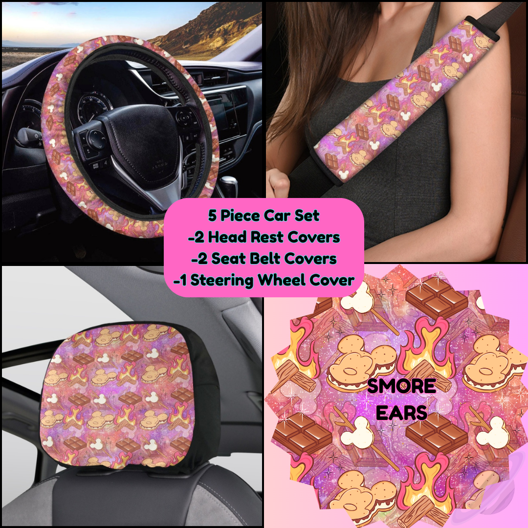 5 PIECE CAR SET-SMORE EARS-PREORDER CLOSING 9/5