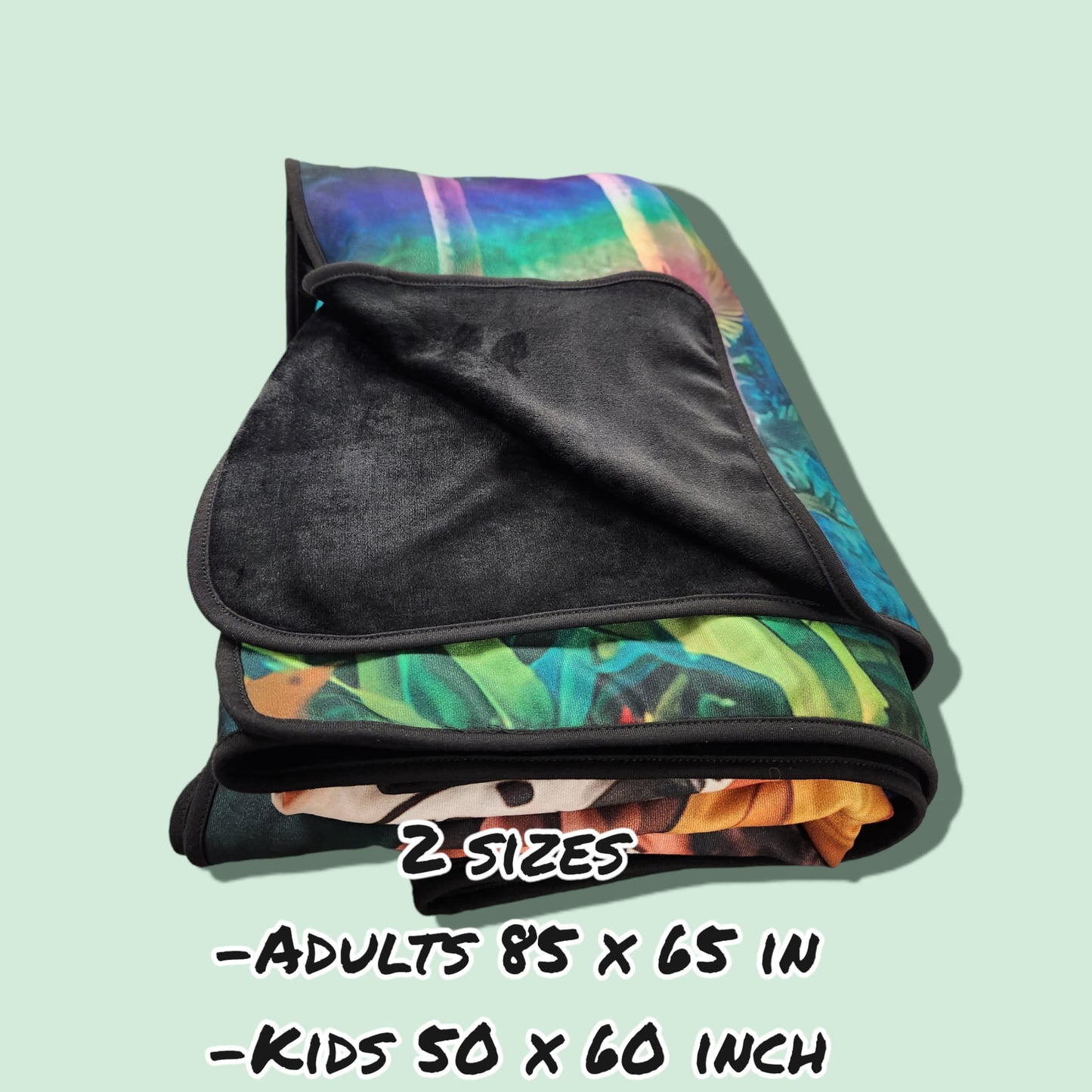 ALIEN ADVENTURE - SOFT BLACK FLEECE THROWS 10 - PREORDER CLOSING 5/4