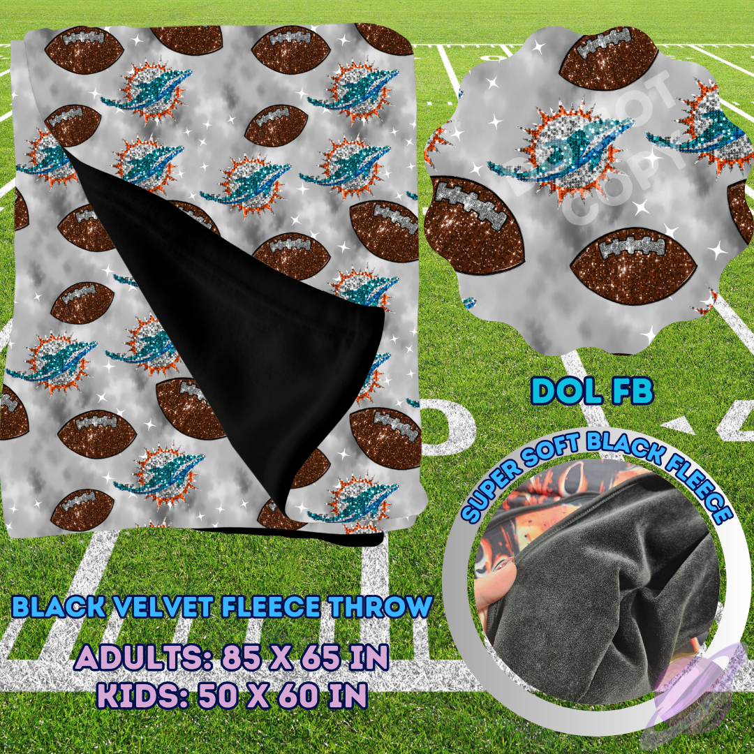 SEQUIN FB THROWS-DOLPH FB-PREORDER CLOSING 8/15