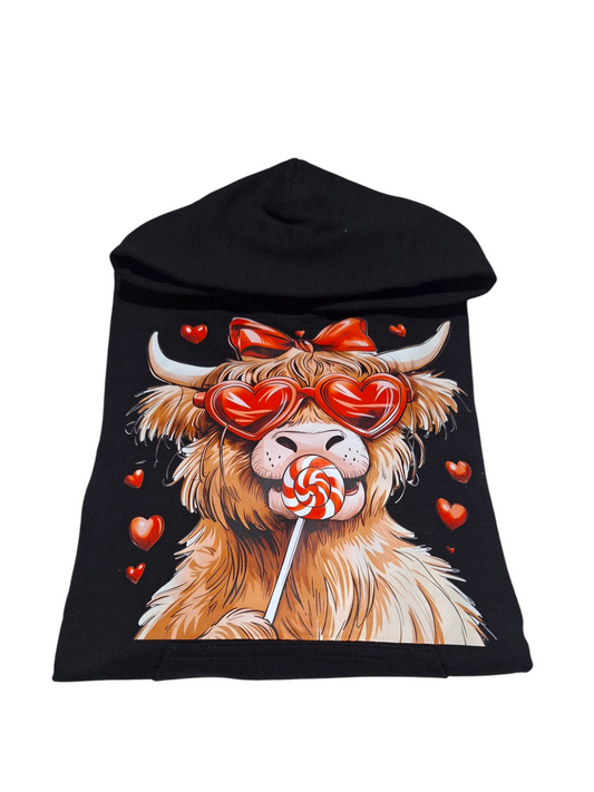 Lovely Highland Cow Hoodie Sweater