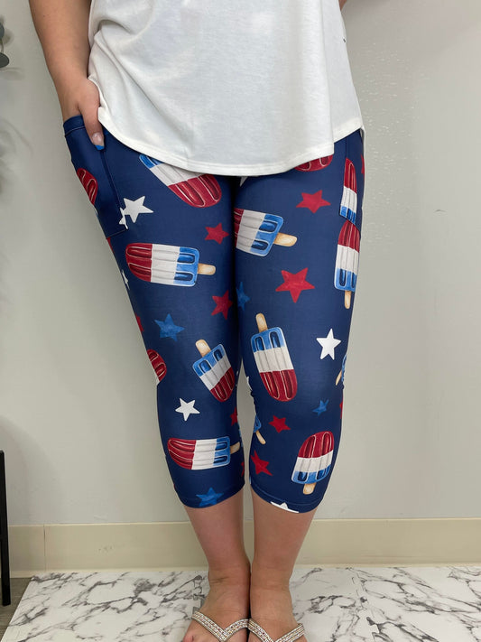 Bombsicle Capri w/ Pockets