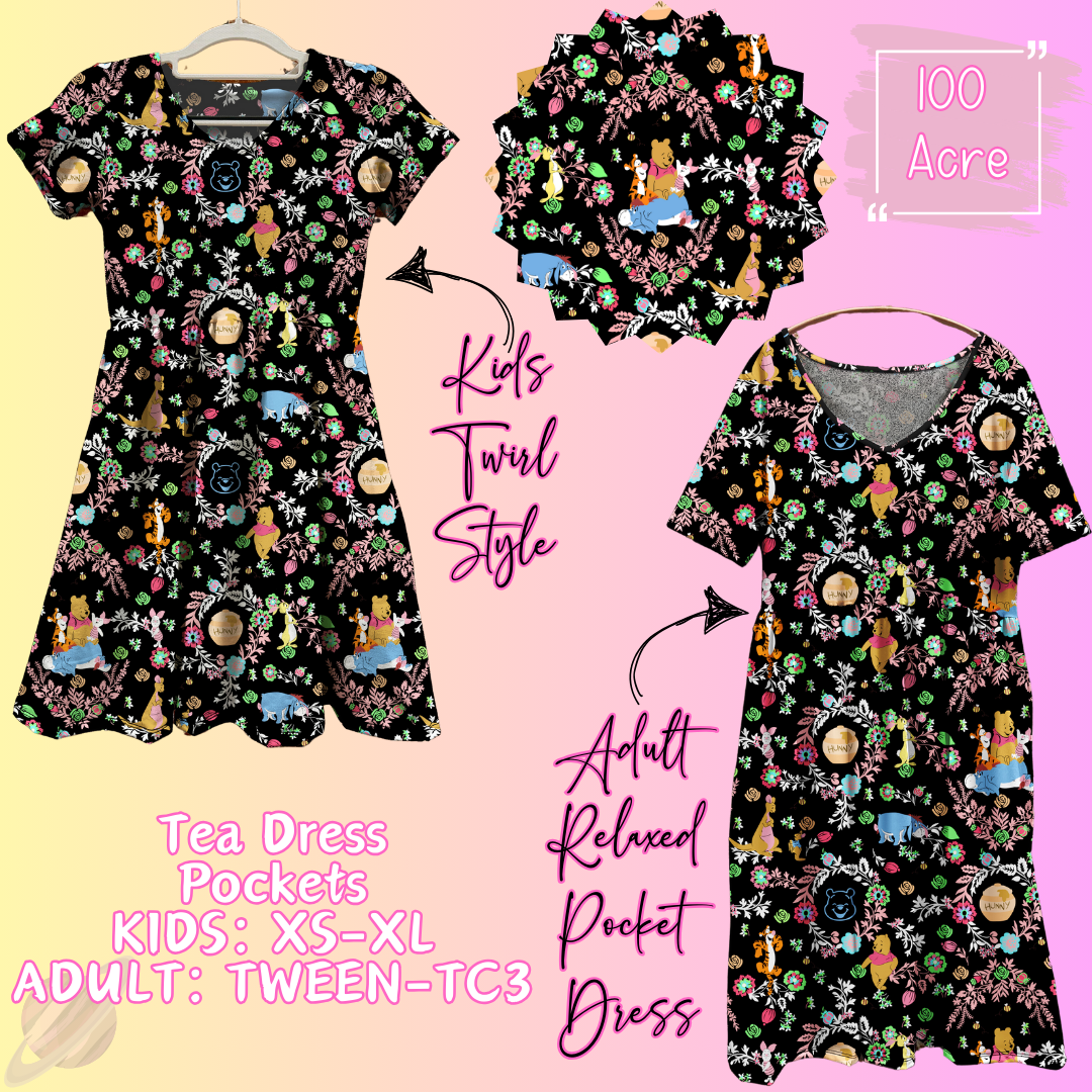 100 Acre - Adult & Kids - Magical Tea Dress Run- Preorder Closing 1/29