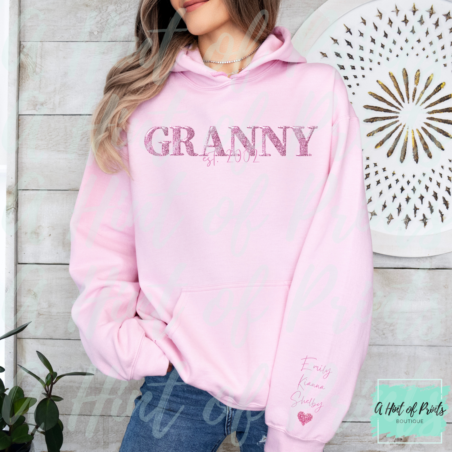 Personalized Glitter Mama Apparel – Custom Est Year Shirt, Hoodie, Sweatshirt, Tank