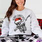 MERRY CHRISTMAS SKELETON SWEATSHIRT