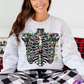 CHRISTMAS RIBCAGE SWEATSHIRT