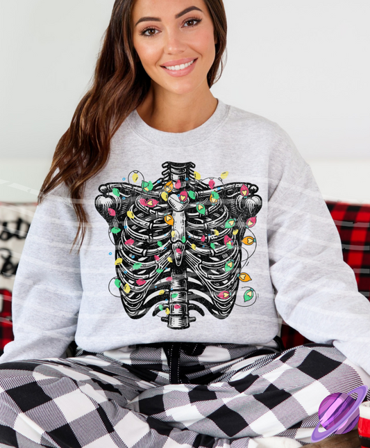 CHRISTMAS RIBCAGE SWEATSHIRT