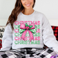 CHRISTMAS BOW SWEATSHIRT