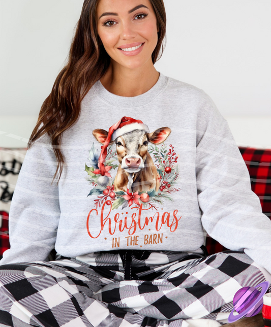 CHRISTMAS IN THE BARN SWEATSHIRT