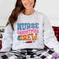 NURSE CHRISTMAS CREW SWEATSHIRT