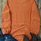 Original Corded Crewneck in Orange