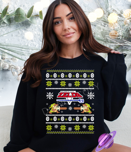 ZEL UGLY SWEATER CREWNECK SWEATSHIRT