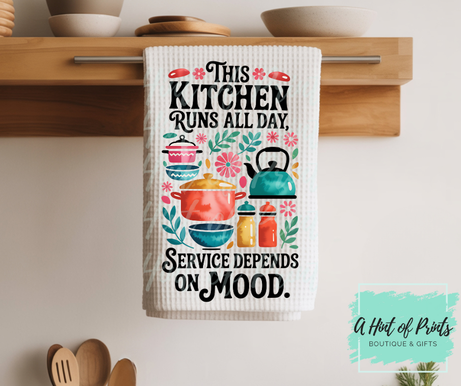 Funny Kitchen Tea Towel – Humorous Kitchen Decor (6 Designs)